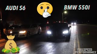 Heatsync Tuned 550i VS Audi S6 Stage 3 [upl. by Wolliw]