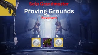 Solo Grandmaster Nightfall Proving Grounds  Revision Zero  Warlock  Revenant [upl. by Gewirtz]