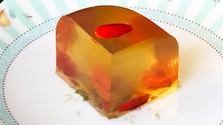 4K 菊花杞子糕  傳統廣東點心 新法簡易製作 How to make Chrysanthemum Gojiberries Jelly [upl. by Solis]