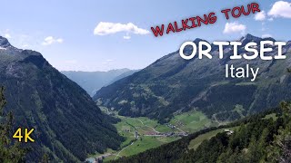 Ortisei Italy  Walking Tour 4K [upl. by Adnesor]