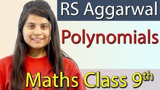 Q1 Polynomials RS Aggarwal Solutions  Class 9th Maths [upl. by Dunlavy]