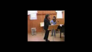 Zakhar Bron Glazunov violin concerto Class [upl. by Oidivo]