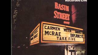 Carmen McRae amp Dave Brubeck  Take Five 1984 [upl. by Yrgoerg]