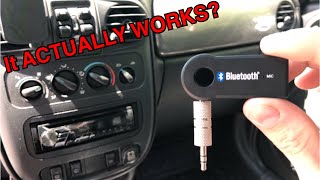 8 Bluetooth Cheap Aux Port BLUETOOTH ADAPTER quotReviewquot [upl. by Ocsecnarf71]