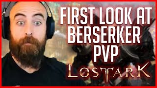 Lost Ark Berserker PvP is INSANE First Look  PvP Build Guide amp Gameplay [upl. by Arihsay49]