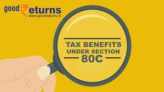 Tax Benefits under section 80C for FY 201516  Goodreturns [upl. by Selwin]