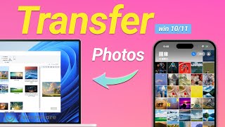 How to Transfer Photos from iPhone to Laptop Windows 1011  4 Easy Ways [upl. by Afatsom2]