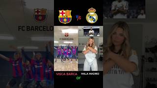 Visca Barca❤️ vs Hala Madrid 🤍 football realmadrid barcelona halamadrid viscabarsa trending [upl. by Nnylahs]