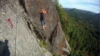 Via Ferrata Du Diable at Parc national du MontTremblant  Sépaq [upl. by Benioff]