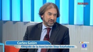 Usura y estafa en préstamos La mañana TVE1 [upl. by Enomys]