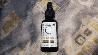 SKOOKUM COSMETIC Vitamin C Serum REVIEW  Anti Ageing Serum for WRINKLES amp Black Eyes [upl. by Haim]