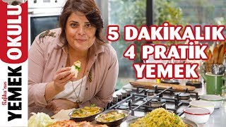 5 Dakikada Hazırlanan 4 Pratik Yemek Tarifi  Nohut ve Fasulyeyle Burritodan Zeytinyağlıya Kadar [upl. by Resiak865]