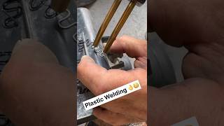 Plastic Bumper Welding Kaise Kare carserviceindia automobile carservice [upl. by Esinad]