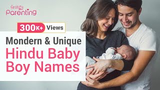 25 Modern amp Unique Hindu Baby Boy Names with Meanings [upl. by Anis]