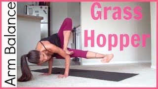 How to Grasshopper pose  Arm Balance [upl. by Wettam778]