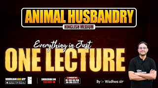 Animal Husbandry Revision1  Hinglish  All in one lecture [upl. by Elyag]