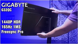 ESPECTACULAR MONITOR de 32quot que SI vale la pena Gigabyte G32QC  ¿ideal también para CONSOLAS [upl. by Eniron]