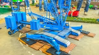 Stunning GIANT RC crane builds a wind power plant [upl. by Jamila]