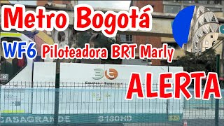 Metro de Bogotá Llegó la primera piloteadora a la estación BRT Marly [upl. by Moersch]