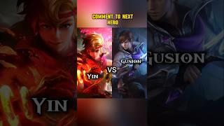 YIN VS GUSION 🙂 mobilelegends mlbb yin vs gusion shorts [upl. by Nomla]