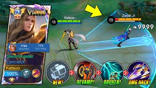 NEW LANCELOT UPDATED DAMAGE BUILD AND EMBLEM FOR ONE SHOT 100 LETHAL [upl. by Iosep]