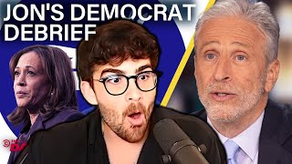 Jon Stewart On What Went Wrong For Democrats  Hasanabi Reacts [upl. by Adnirolc]