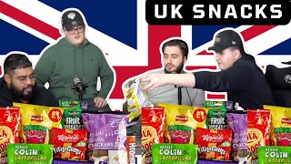 Americans Try British Snacks for The First Time [upl. by Jerusalem169]