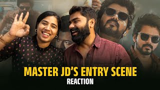 Master JD MASS Intro amp Fight Scene Reaction  Thalapathy Vijay [upl. by Anirod]