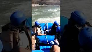 Kullu River Rafting🛶🌊🥶 l beasriver kullu manali himachal friends trip happy love shorts [upl. by Eleahcim]