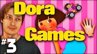 DORAS DEATH RACE  SHT Dora The Explorer Flash Games 3 [upl. by Jeffries]