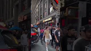 Day vs Night NYC Walking Tour ASMR trending [upl. by Rubi]