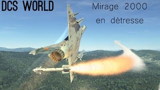 DCS  M2000C contre F15 et Su27 online  EJECT [upl. by Tterej]