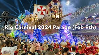 Rio Carnival 2024 Samba School Parade Access Group on Feb 9th [upl. by Margeaux]