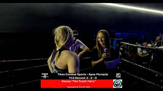 Donna Lee Title Fight  Titan Combat Sports  Apex Pinnacle [upl. by Elletsirhc]