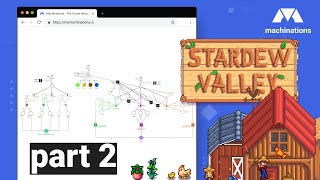 Stardew Valley Machinations Diagram Tutorial Part 2  Crops [upl. by Meeharbi]