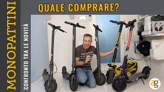 Confronto MONOPATTINI ELETTRICI XIAOMI DUCATI NINEBOT [upl. by Barbuto206]