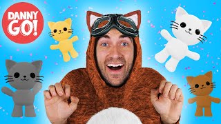 quotLittle Catquot Dance Along 🐱🧶 Kitty Cat Meow Brain Break  Danny Go Songs for Kids [upl. by Ecyaj]