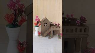 Beautiful clay house🏠  diy viral craft clay shorts [upl. by Laram902]