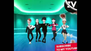 talas  animated boy girl dance video status [upl. by Zobias931]