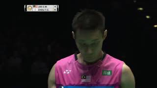 Lee Chong Wei vs Chou Tien Chen  Mens Singles Semi Final 2017  All England Classic [upl. by Sapowith]