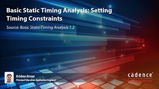 Basic Static Timing Analysis Setting Timing Constraints [upl. by Sisi617]