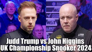 Judd Trump vs John Higgins UK Championship Snooker 2024 Last 16 [upl. by Tews]