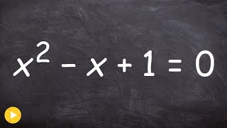 Solve using the quadratic formula with complex solutions [upl. by Yadseut]