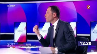 Benoît Hamon dans quot15 minutes pour convaincrequot sur France 2 [upl. by Hovey103]