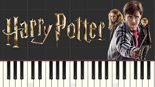 How to Play the Harry Potter Theme Song on Piano  Easy Piano Tutorial [upl. by Orel]