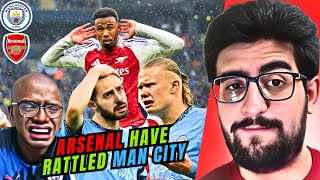 ARSENAL HAVE RATTLED MANCHESTER CITY PLAYERS amp FANS BERNARDO SILVA IS A RAT STYLE OF PLAY HYPE [upl. by Jon]