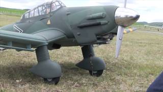 Maiden Test Flight ESM Kit Stuka [upl. by Repsaj]