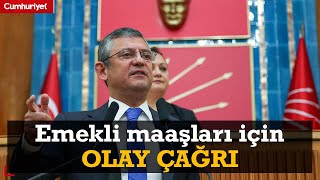 Özgür Özelden emekli maaşları için olay çağrı [upl. by Oinotla]