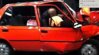 PEUGEOT 205 crash test [upl. by Ecinerev]