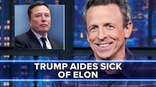 Trump Aides Annoyed with Tagalong Elon Musk [upl. by Iek]